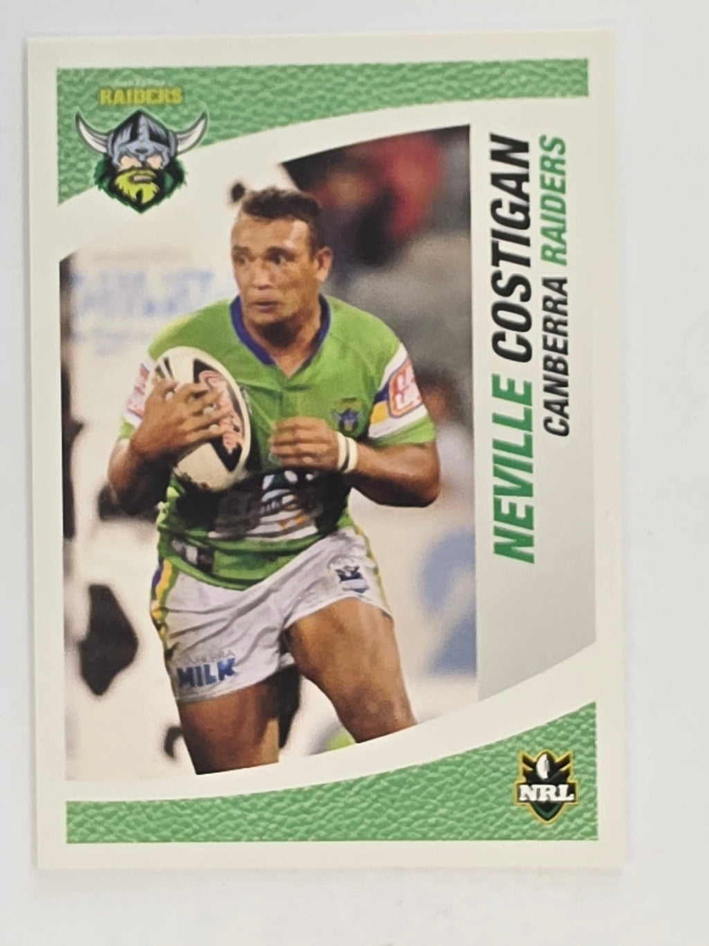NRL 2008 Daily Telegraph | #028 | Neville Costigan | Canberra Raiders