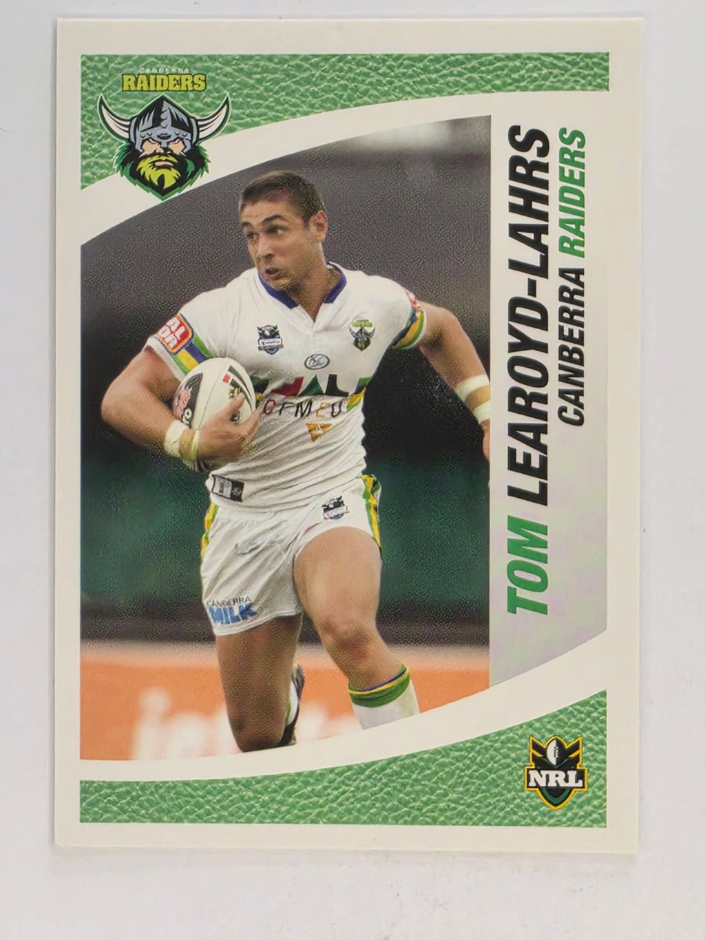 NRL 2008 Daily Telegraph | #029 | Tom Learoyd-Lahrs | Canberra Raiders