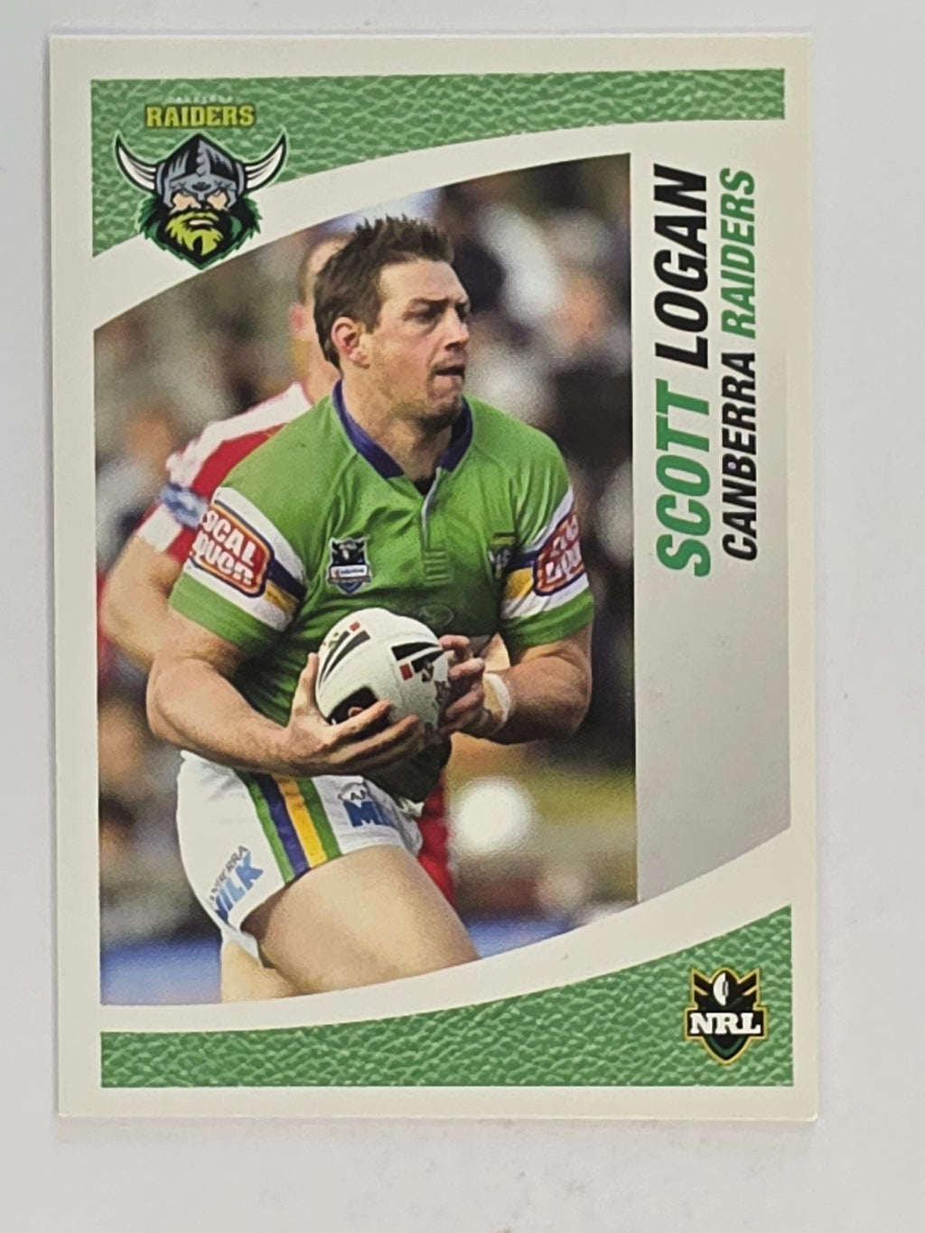NRL 2008 Daily Telegraph | #030 | Scott Logan | Canberra Raiders