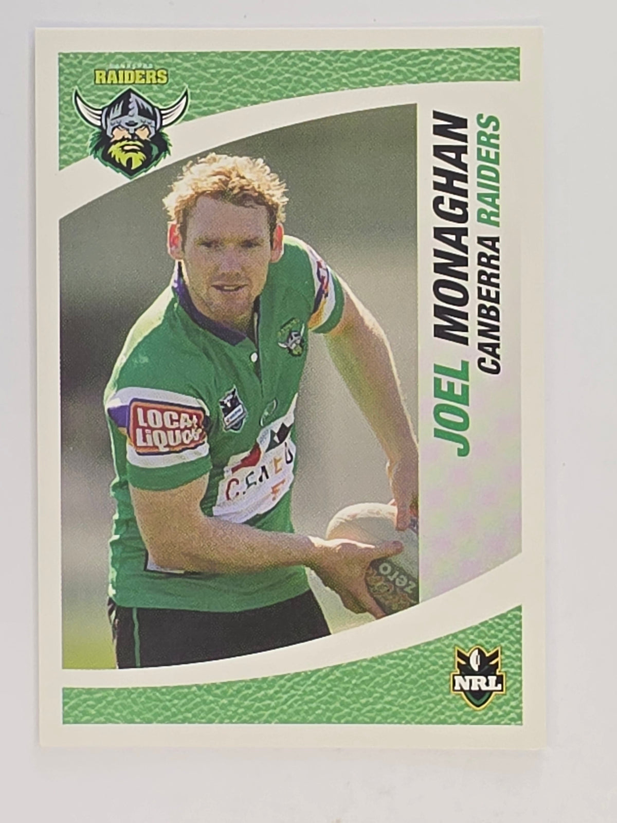 NRL 2008 Daily Telegraph | #031 | Joel Monaghan | Canberra Raiders