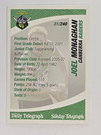 NRL 2008 Daily Telegraph | #031 | Joel Monaghan | Canberra Raiders