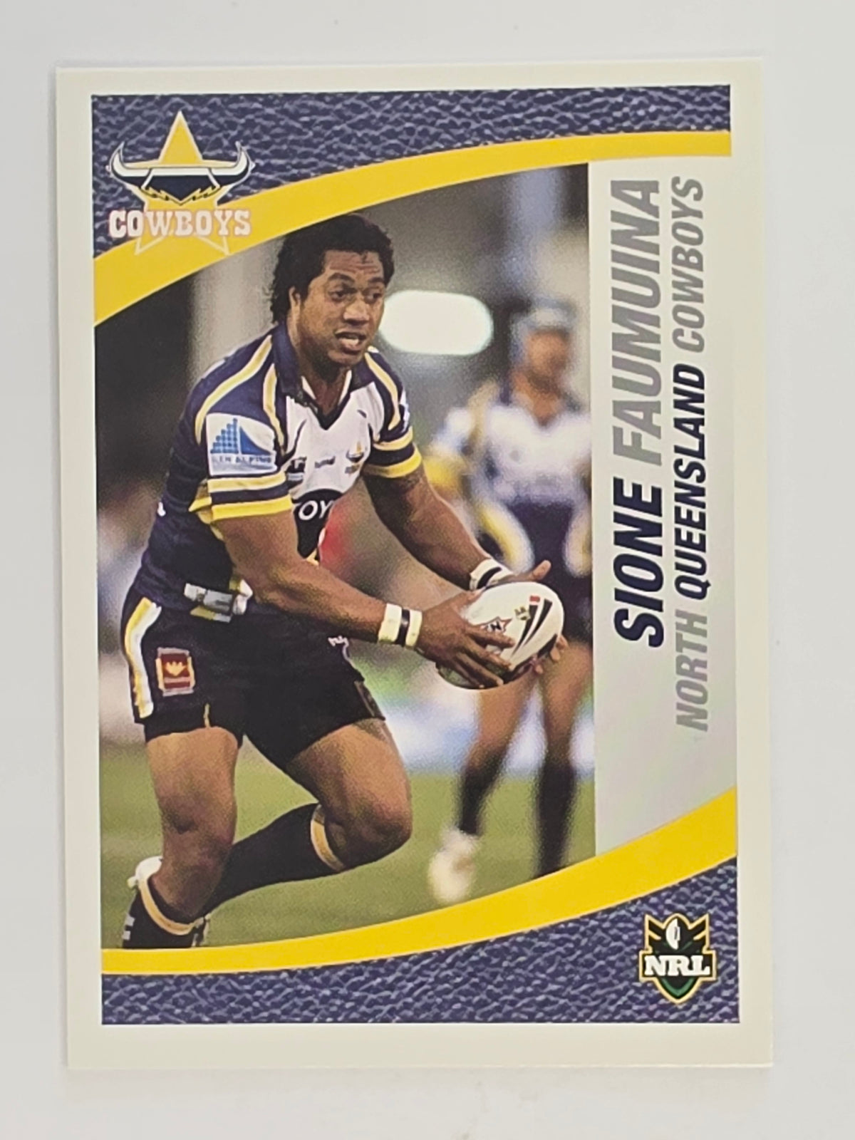NRL 2008 Daily Telegraph | #038 | Sione Faumuina | North Queensland Cowboys