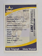 NRL 2008 Daily Telegraph | #041 | Luke O'Donnell | North Queensland Cowboys