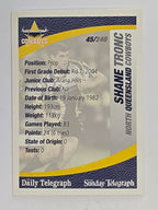 NRL 2008 Daily Telegraph | #045 | Shane Tronc | North Queensland Cowboys