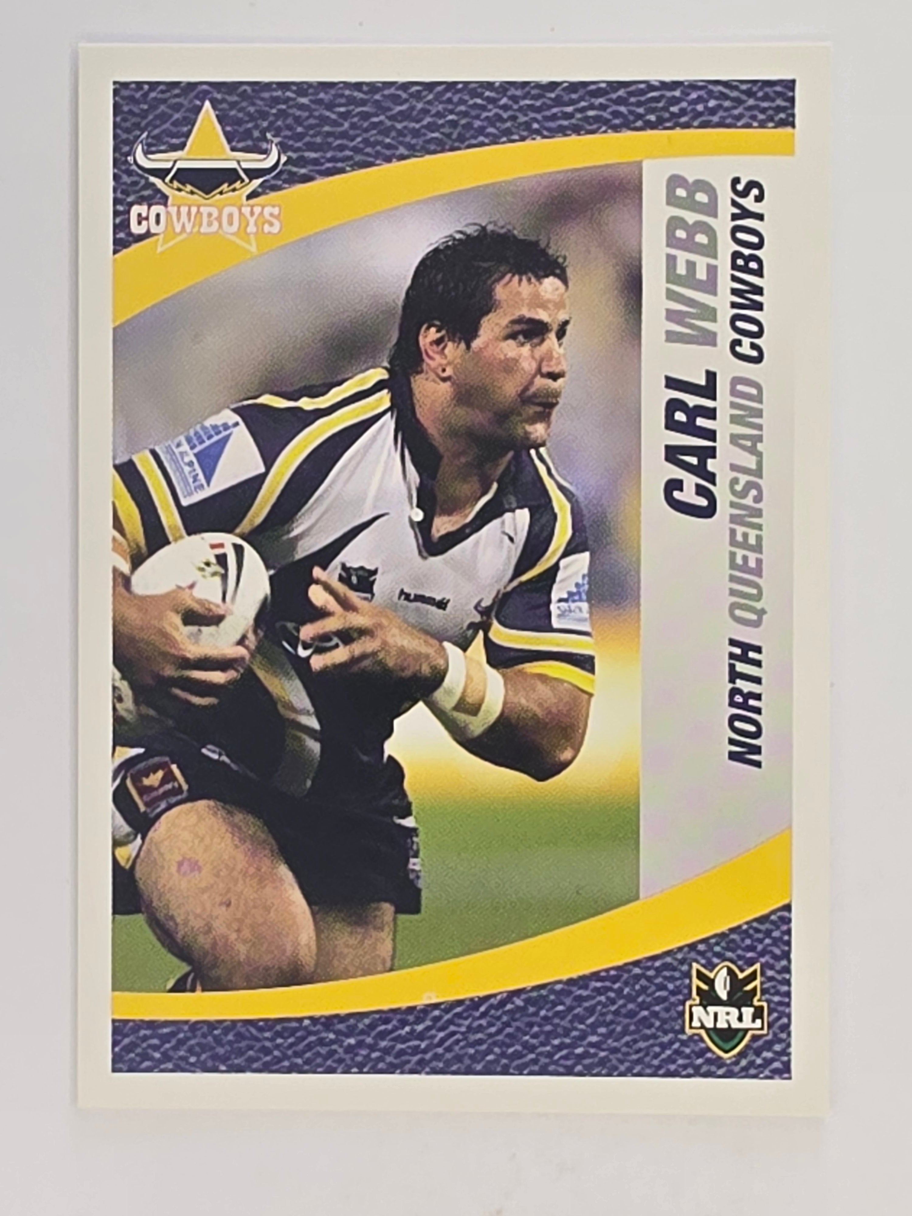 NRL 2008 Daily Telegraph | #046 | Carl Webb | North Queensland Cowboys