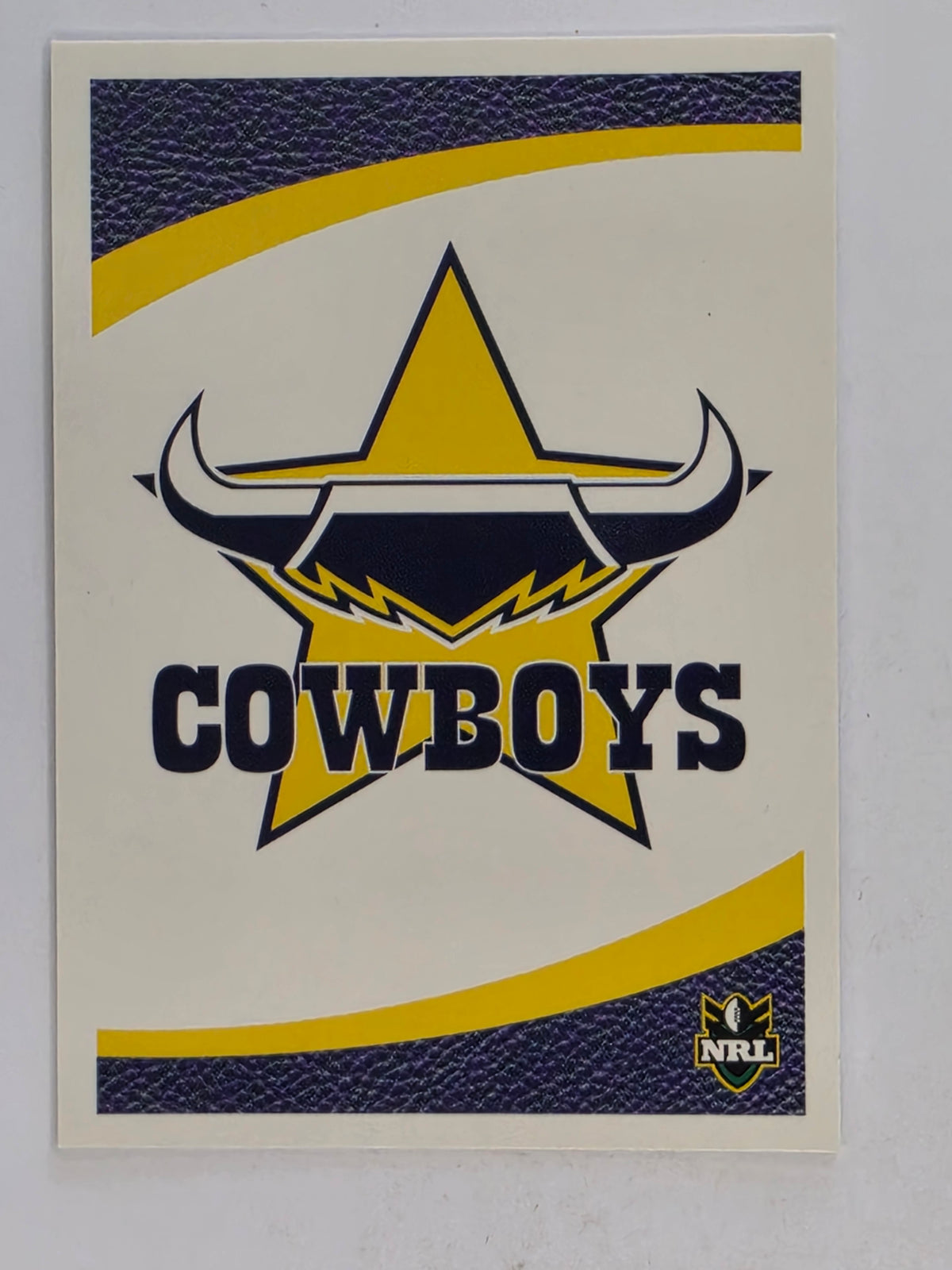NRL 2008 Daily Telegraph | #048 | North Queensland Cowboys Logo | North Queensland Cowboys