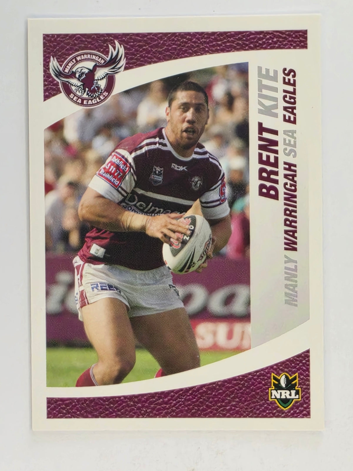 NRL 2008 Daily Telegraph | #052 | Brent Kite | Manly Warringah Sea Eagles