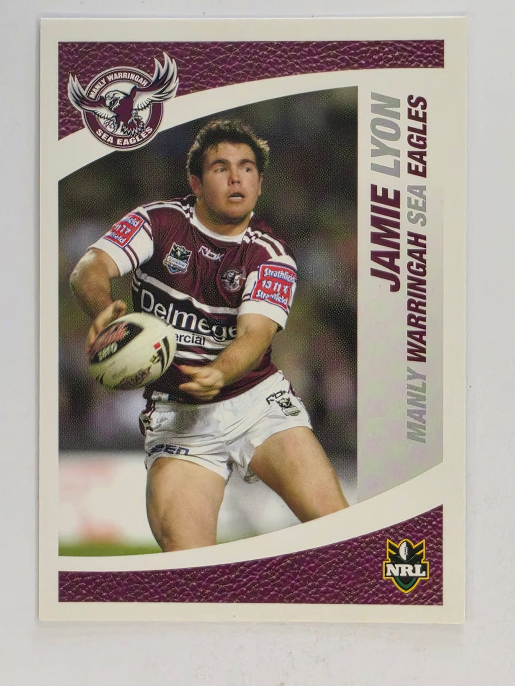 NRL 2008 Daily Telegraph | #053 | Jamie Lyon | Manly Warringah Sea Eagles