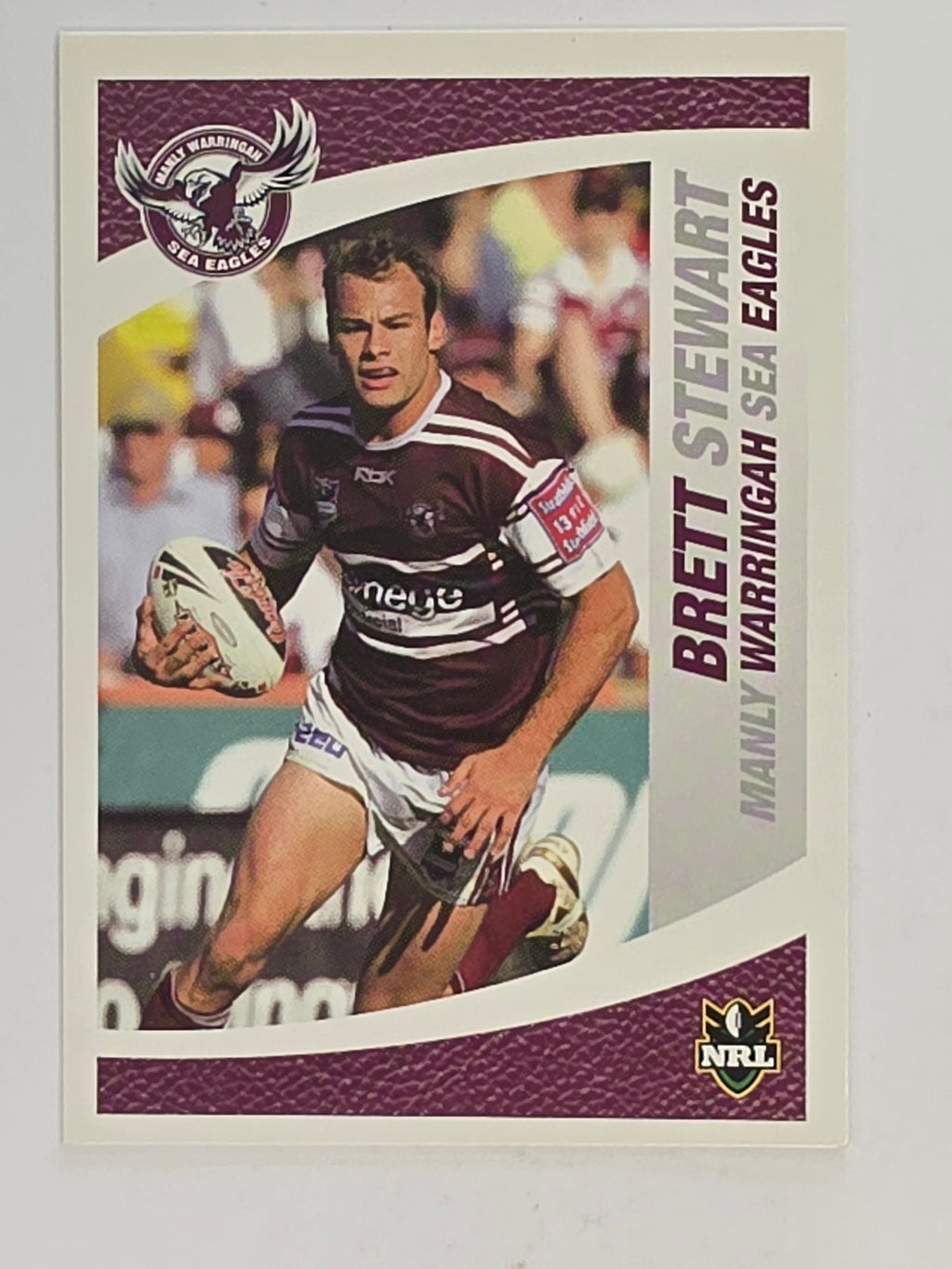 NRL 2008 Daily Telegraph | #056 | Brett Stewart | Manly Warringah Sea Eagles