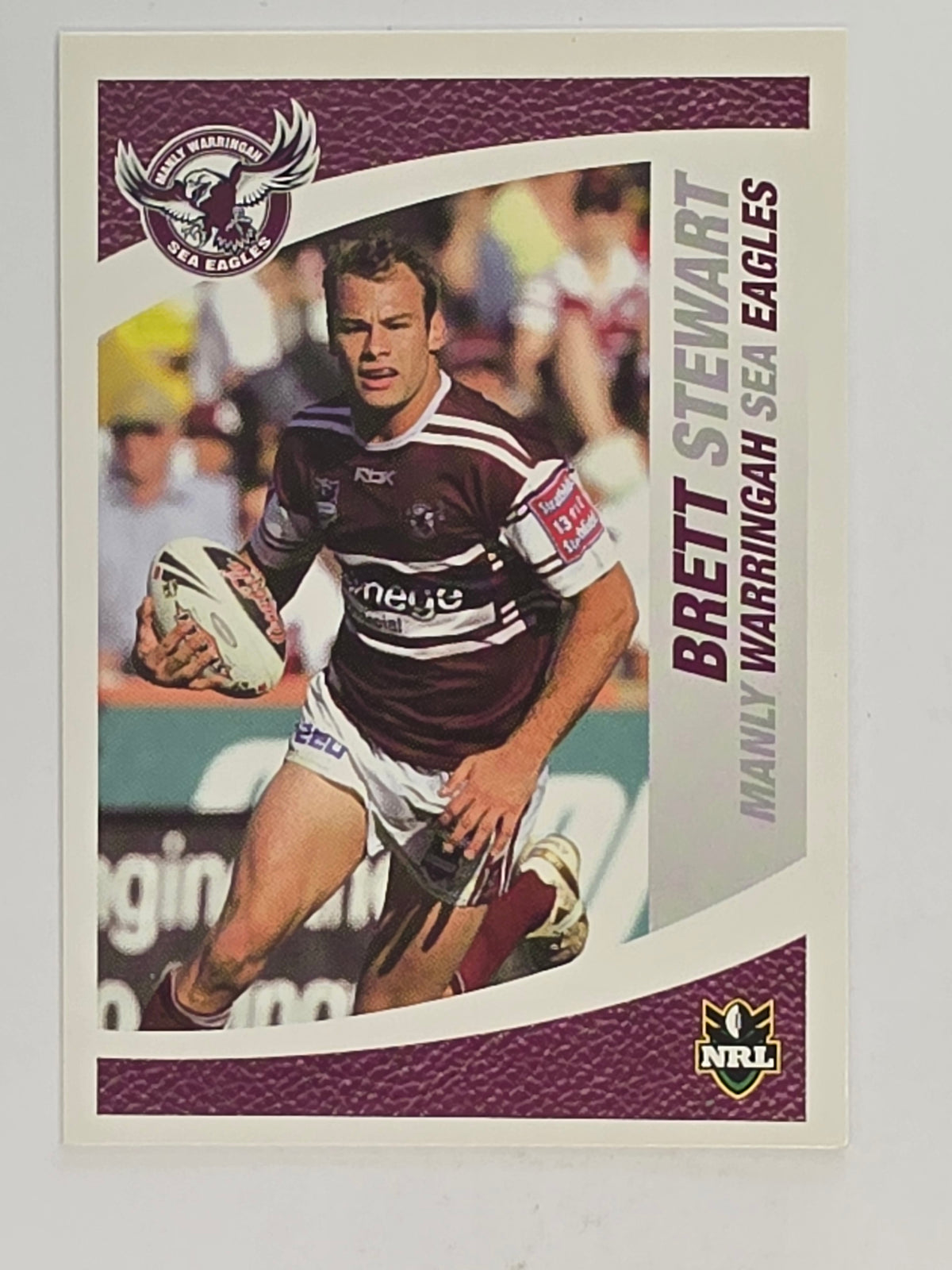 NRL 2008 Daily Telegraph | #056 | Brett Stewart | Manly Warringah Sea Eagles