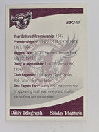 NRL 2008 Daily Telegraph | #060 | Manly-Warringah Sea Eagles Logo | Manly Warringah Sea Eagles
