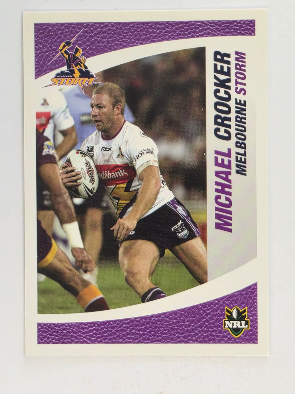 NRL 2008 Daily Telegraph | #061 | Michael Crocker | Melbourne Storm