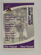 NRL 2008 Daily Telegraph | #071 | Brett White | Melbourne Storm