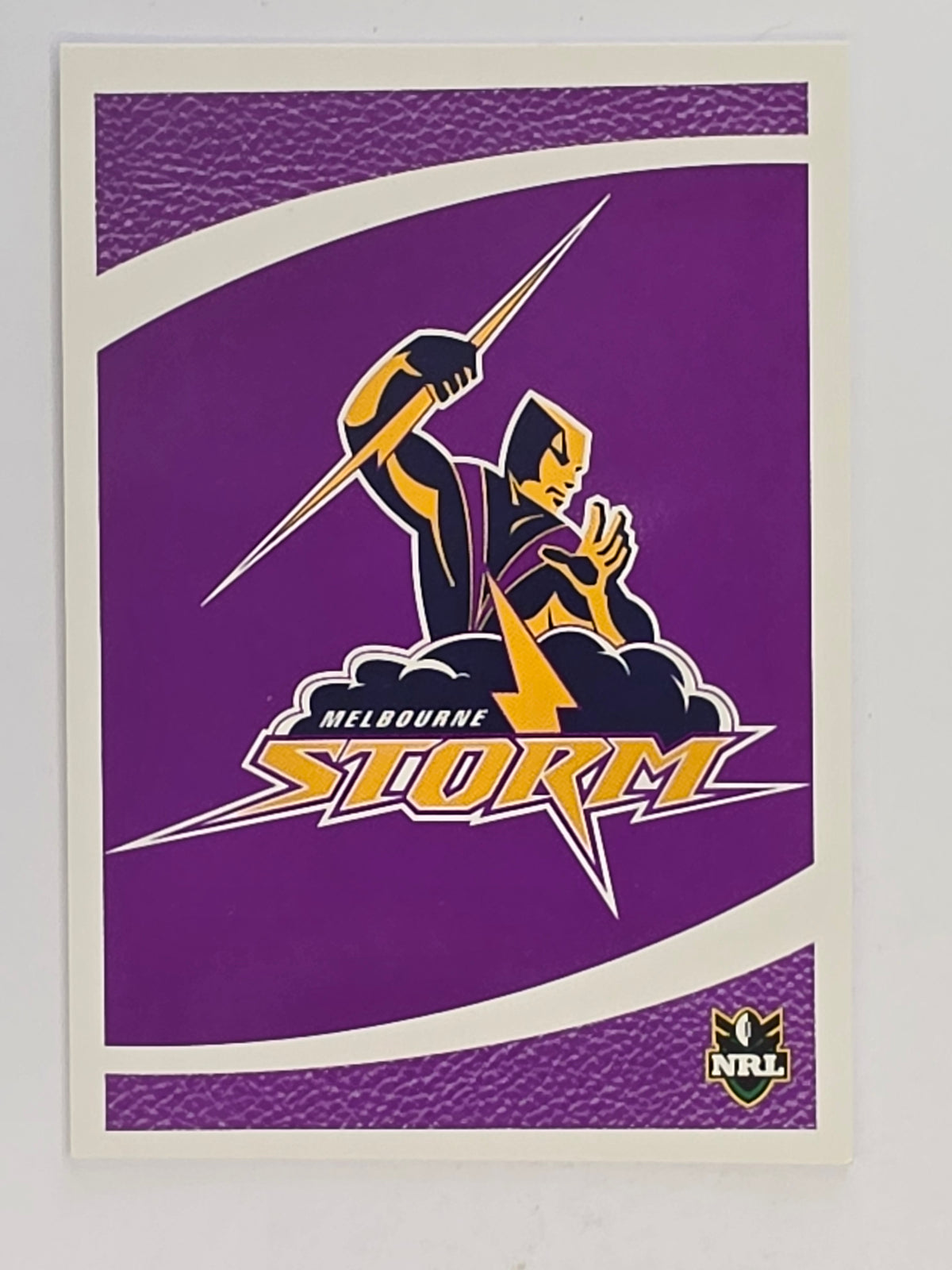 NRL 2008 Daily Telegraph | #072 | Melbourne Storm Logo | Melbourne Storm