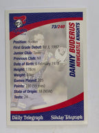NRL 2008 Daily Telegraph | #073 | Danny Buderus | Newcastle Knights