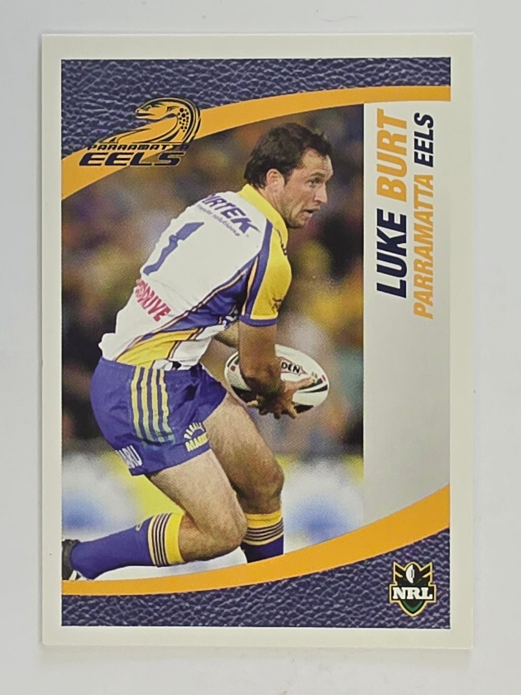 NRL 2008 Daily Telegraph | #085 | Luke Burt | Parramatta Eels