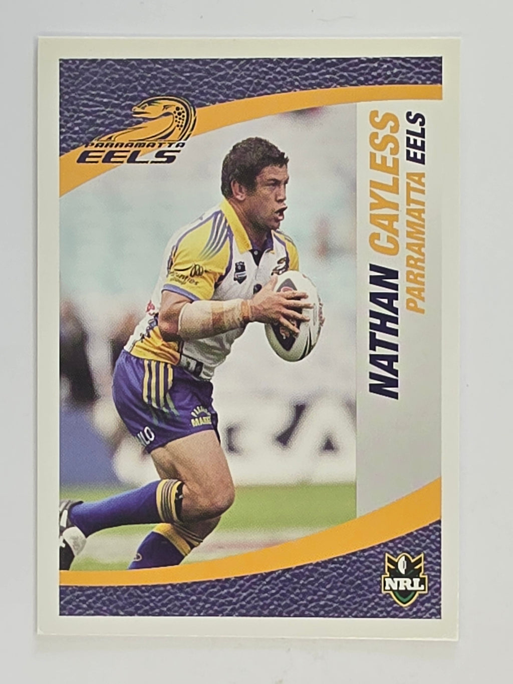 NRL 2008 Daily Telegraph | #086 | Nathan Cayless | Parramatta Eels