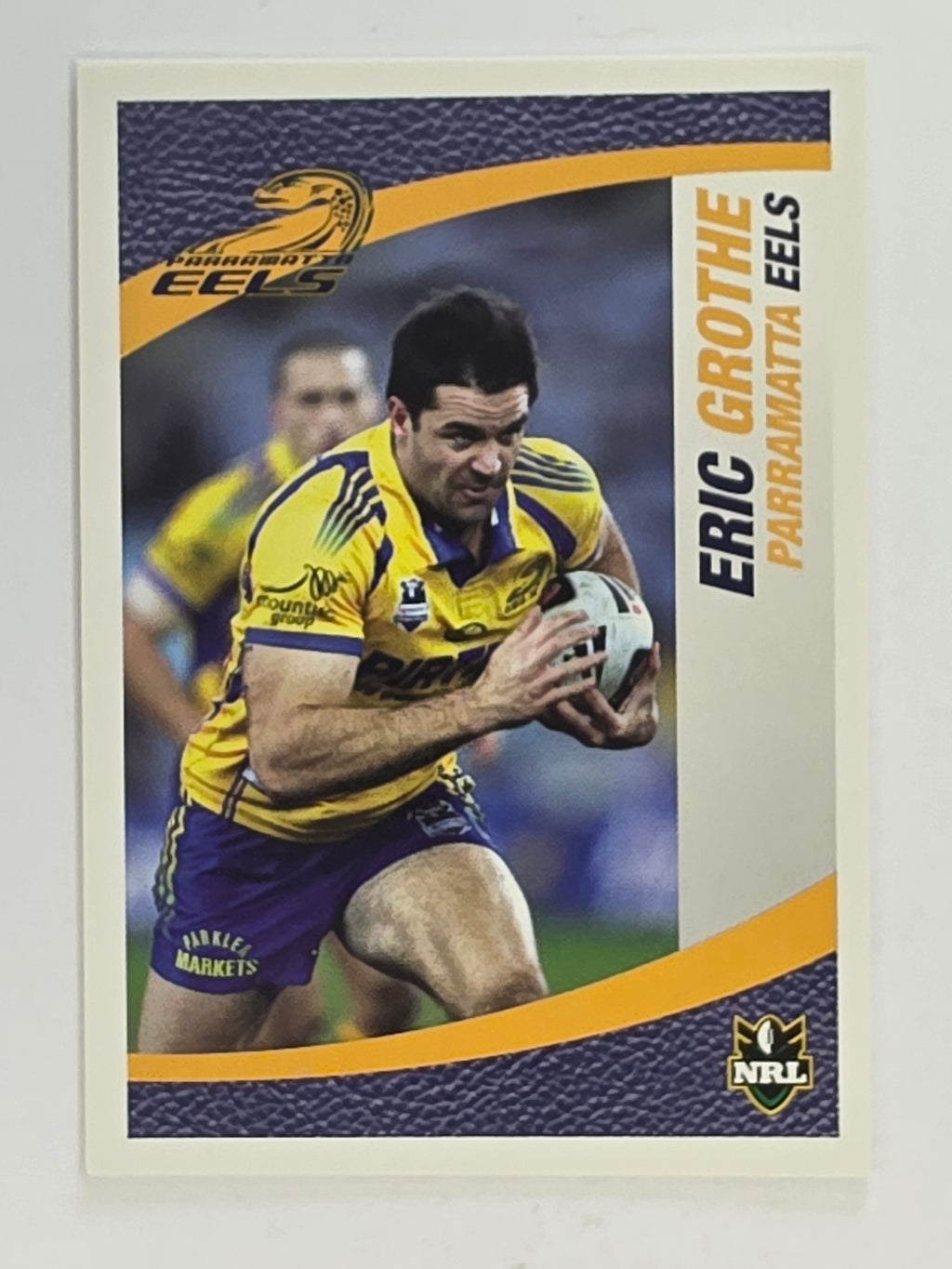 NRL 2008 Daily Telegraph | #088 | Eric Grothe | Parramatta Eels