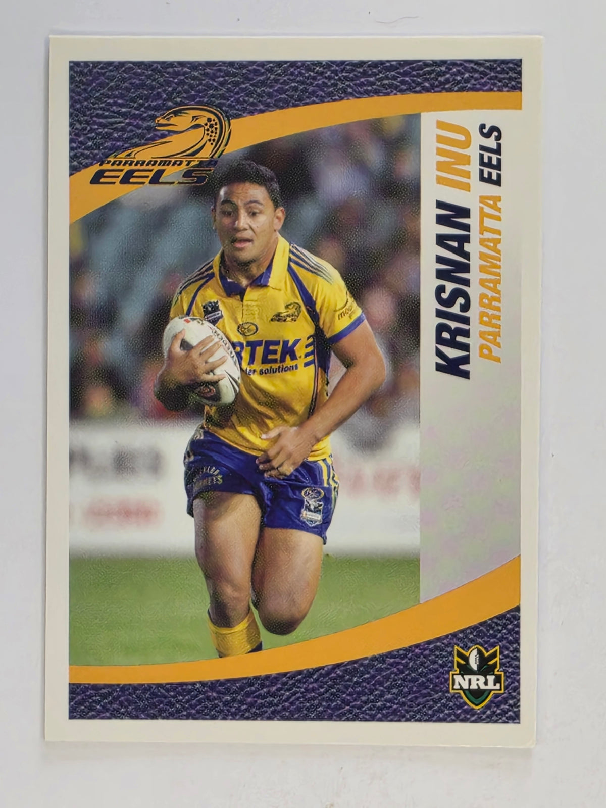 NRL 2008 Daily Telegraph | #091 | Krisnan Inu | Parramatta Eels