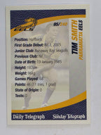 NRL 2008 Daily Telegraph | #095 | Tim Smith | Parramatta Eels