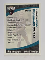 NRL 2008 Daily Telegraph | #097 | Petero Civoniceva | Penrith Panthers