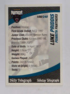 NRL 2008 Daily Telegraph | #100 | Luke Priddis | Penrith Panthers