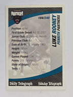 NRL 2008 Daily Telegraph | #104 | Luke Rooney | Penrith Panthers