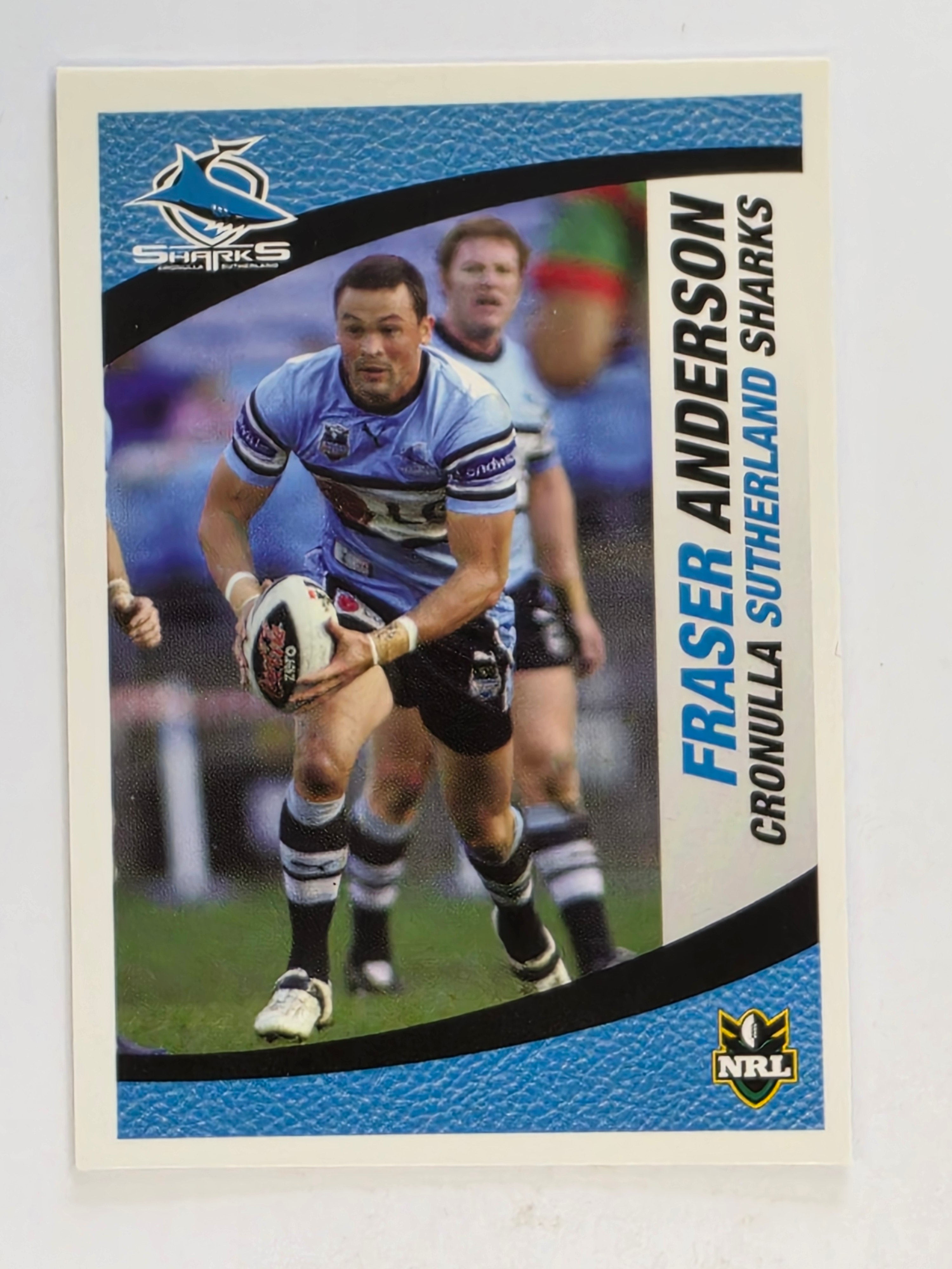 NRL 2008 Daily Telegraph | #109 | Fraser Anderson | Cronulla Sutherland Sharks