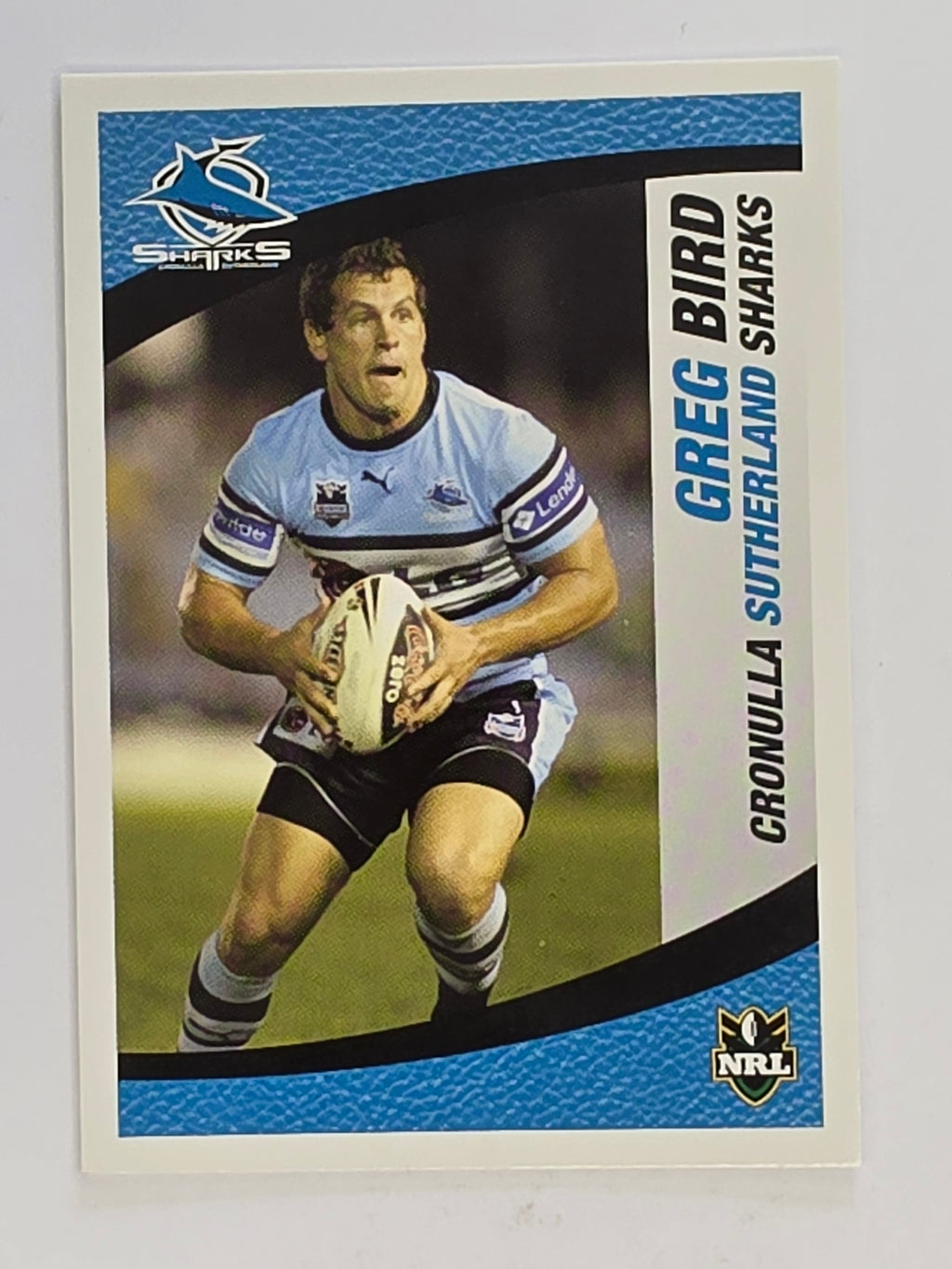 NRL 2008 Daily Telegraph | #110 | Greg Bird | Cronulla Sutherland Sharks
