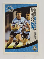 NRL 2008 Daily Telegraph | #113 | Luke Douglas | Cronulla Sutherland Sharks
