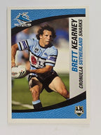 NRL 2008 Daily Telegraph | #115 | Brett Kearney | Cronulla Sutherland Sharks