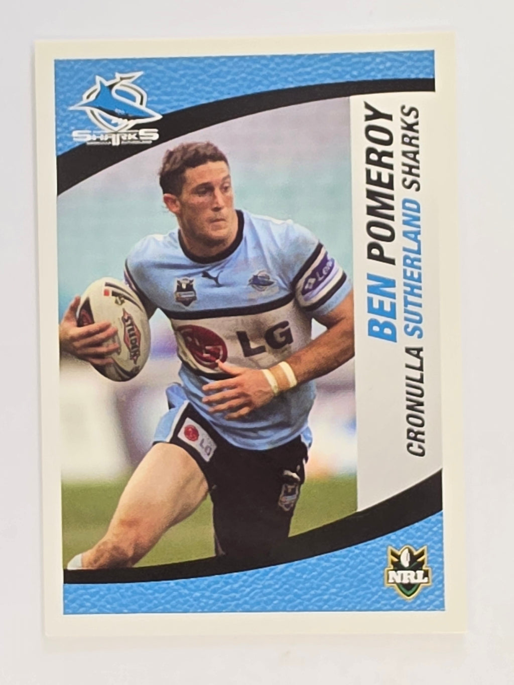 NRL 2008 Daily Telegraph | #117 | Ben Pomeroy | Cronulla Sutherland Sharks