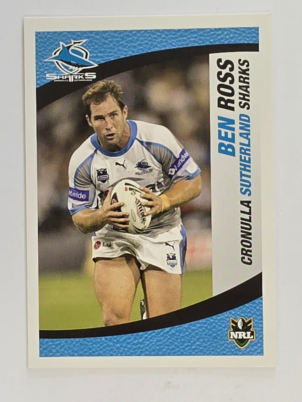 NRL 2008 Daily Telegraph | #118 | Ben Ross | Cronulla Sutherland Sharks