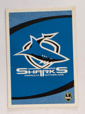NRL 2008 Daily Telegraph | #120 | Cronulla Sharks Logo | Cronulla Sutherland Sharks