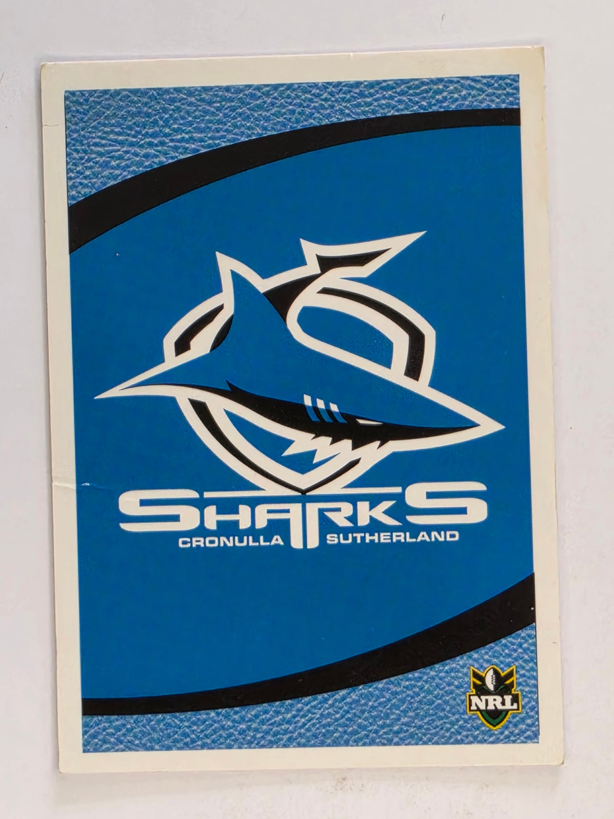 NRL 2008 Daily Telegraph | #120 | Cronulla Sharks Logo | Cronulla Sutherland Sharks
