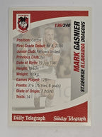 NRL 2008 Daily Telegraph | #136 | Mark Gasnier | St George Illawarra Dragons