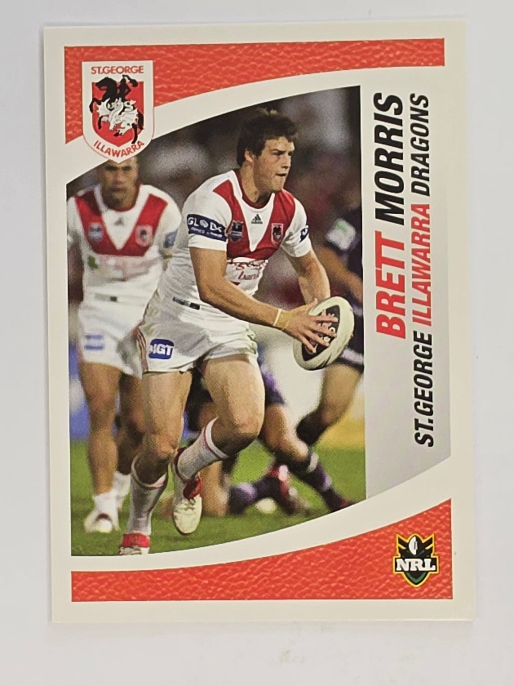 NRL 2008 Daily Telegraph | #138 | Brett Morris | St George Illawarra Dragons