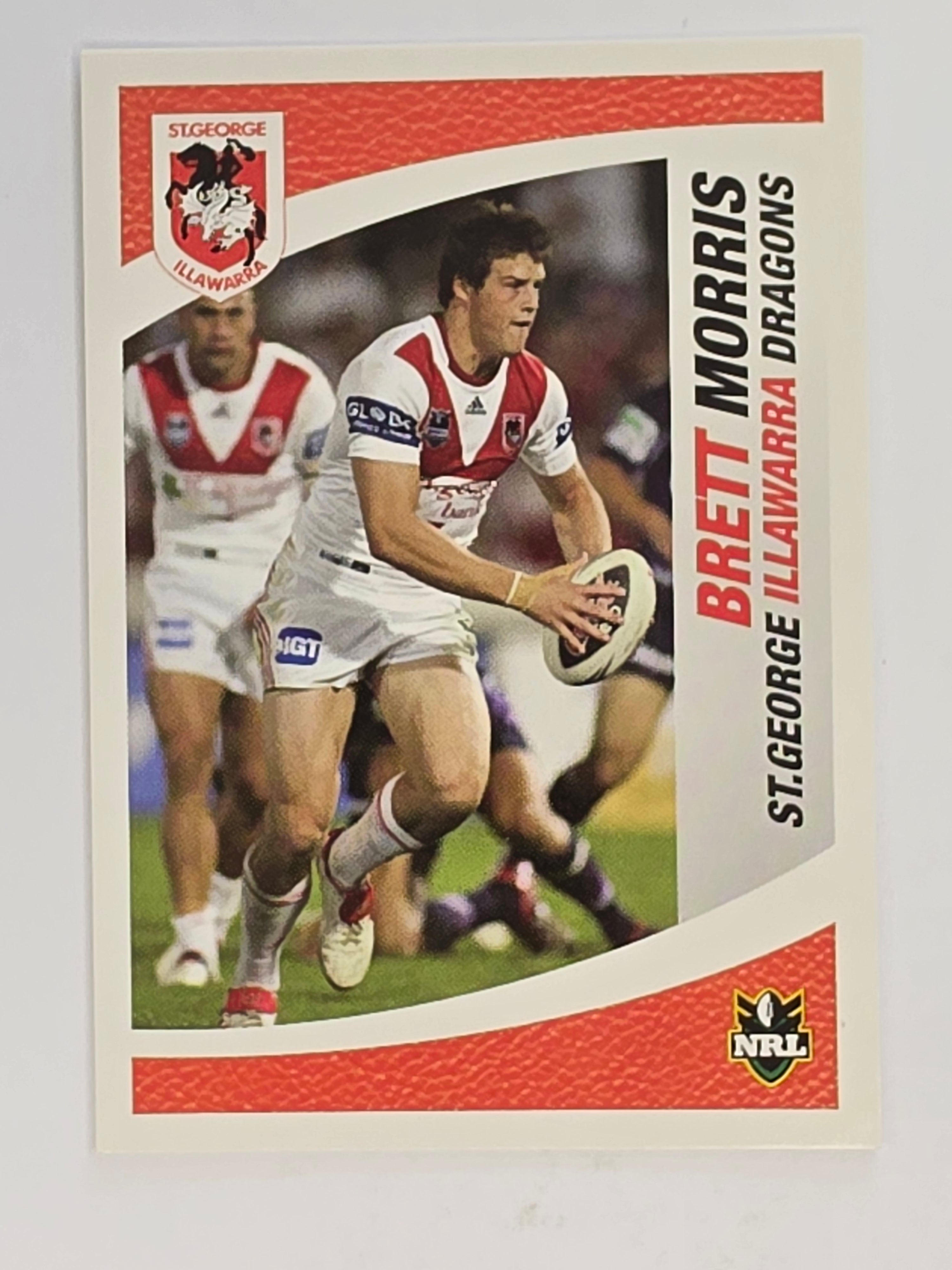 NRL 2008 Daily Telegraph | #138 | Brett Morris | St George Illawarra Dragons