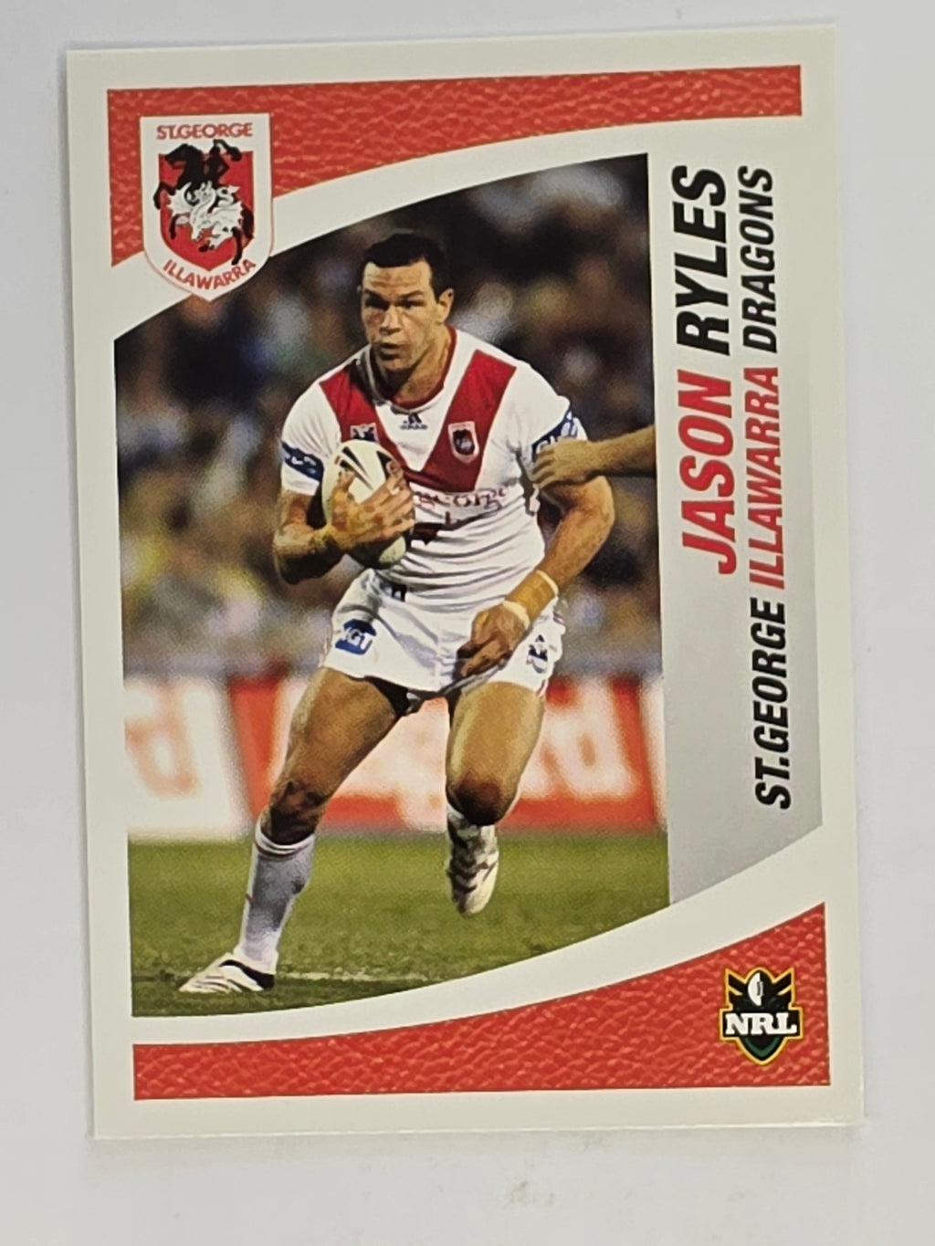 NRL 2008 Daily Telegraph | #140 | Jason Ryles | St George Illawarra Dragons