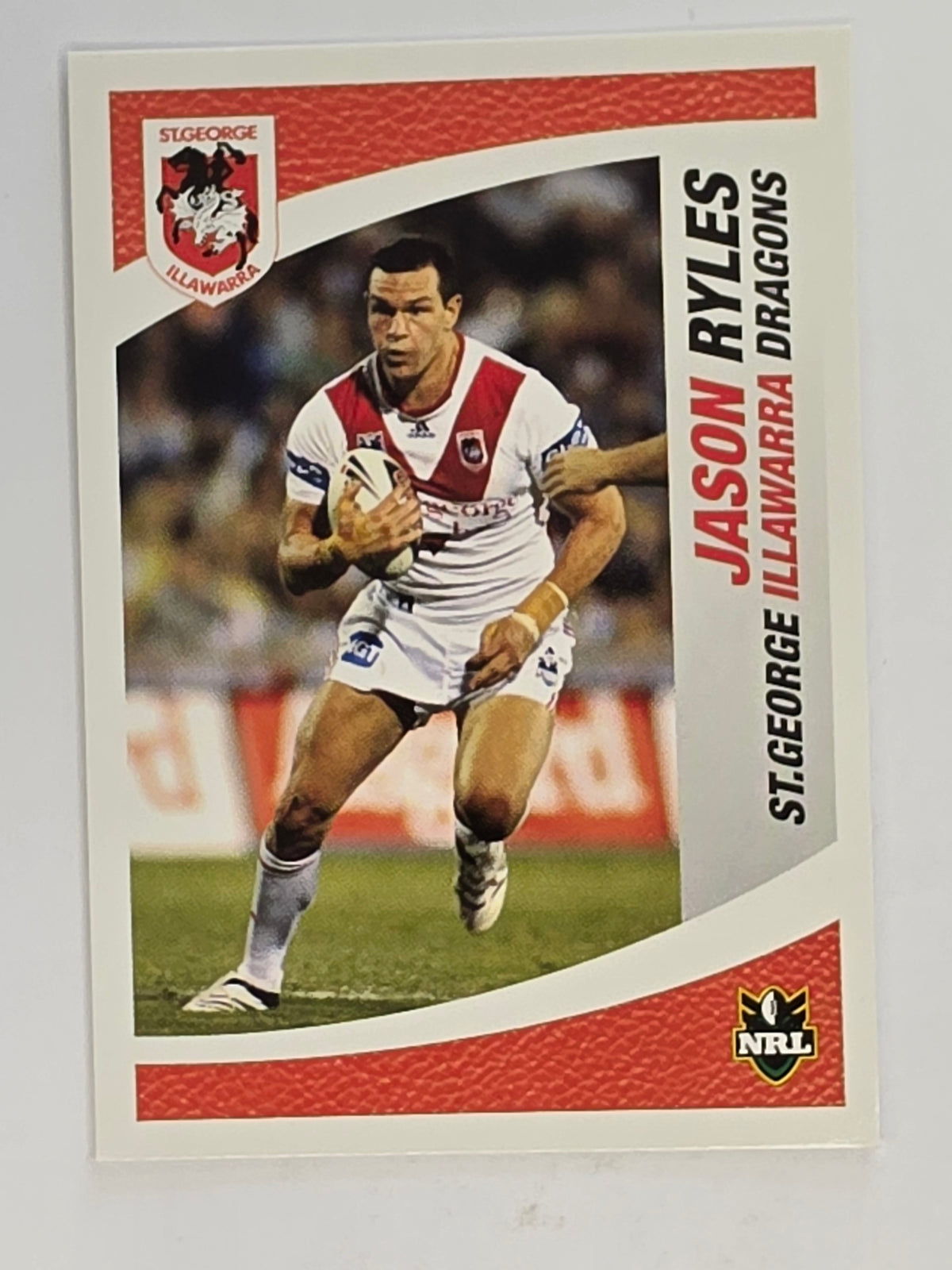 NRL 2008 Daily Telegraph | #140 | Jason Ryles | St George Illawarra Dragons