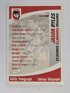 NRL 2008 Daily Telegraph | #140 | Jason Ryles | St George Illawarra Dragons