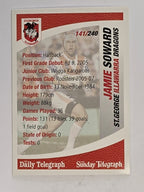 NRL 2008 Daily Telegraph | #141 | Jamie Soward | St George Illawarra Dragons