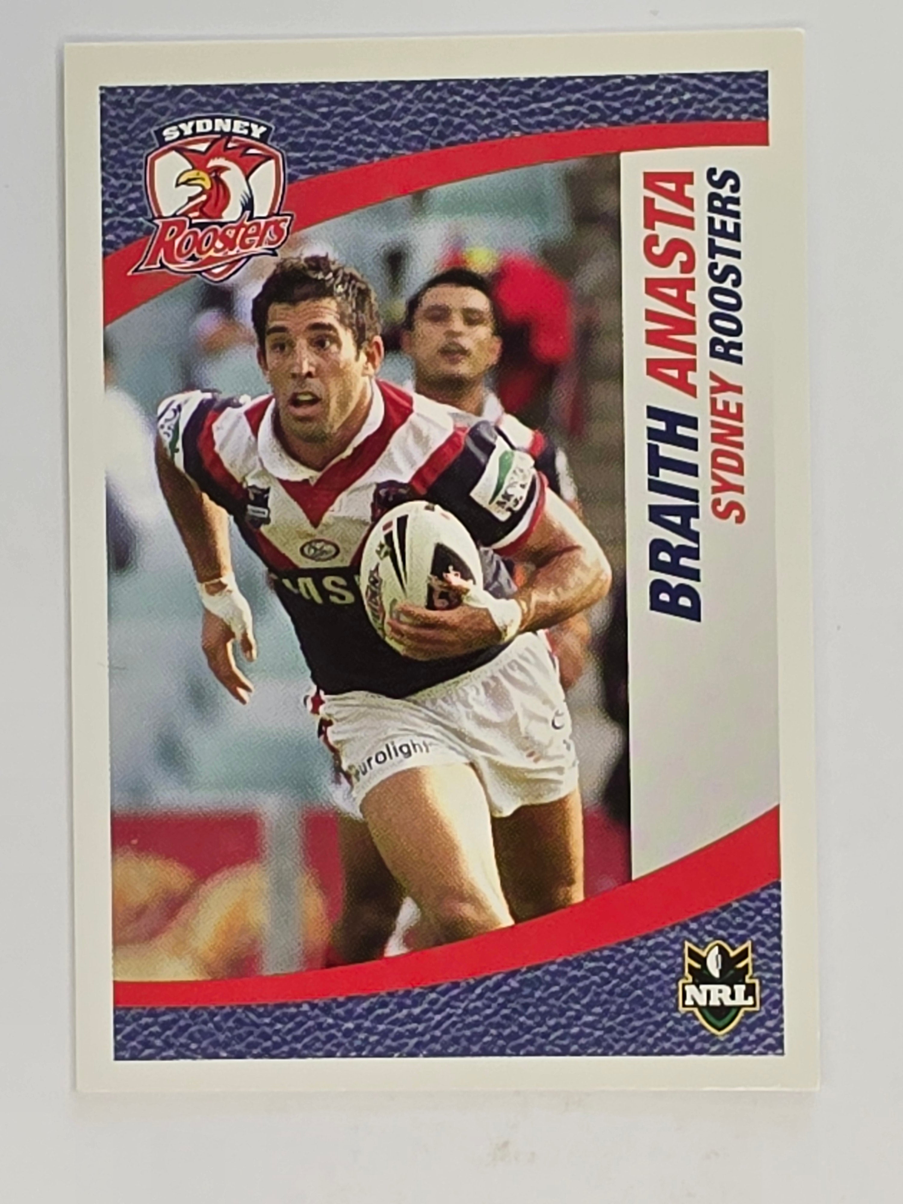 NRL 2008 Daily Telegraph | #145 | Braith Anasta | Sydney Roosters