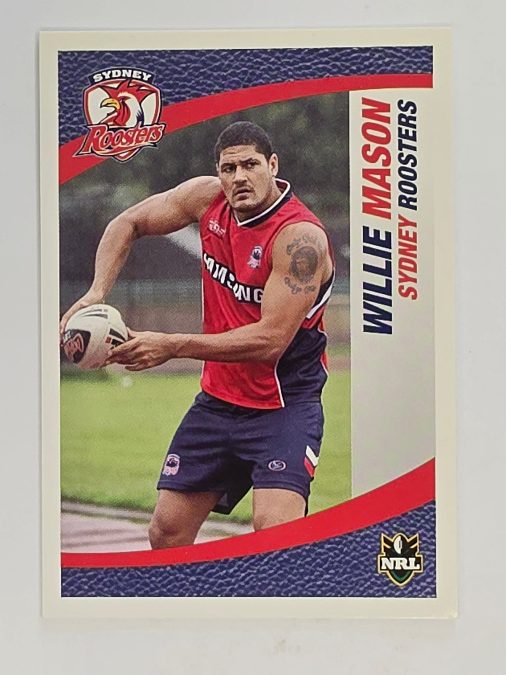 NRL 2008 Daily Telegraph | #147 | Willie Mason | Sydney Roosters