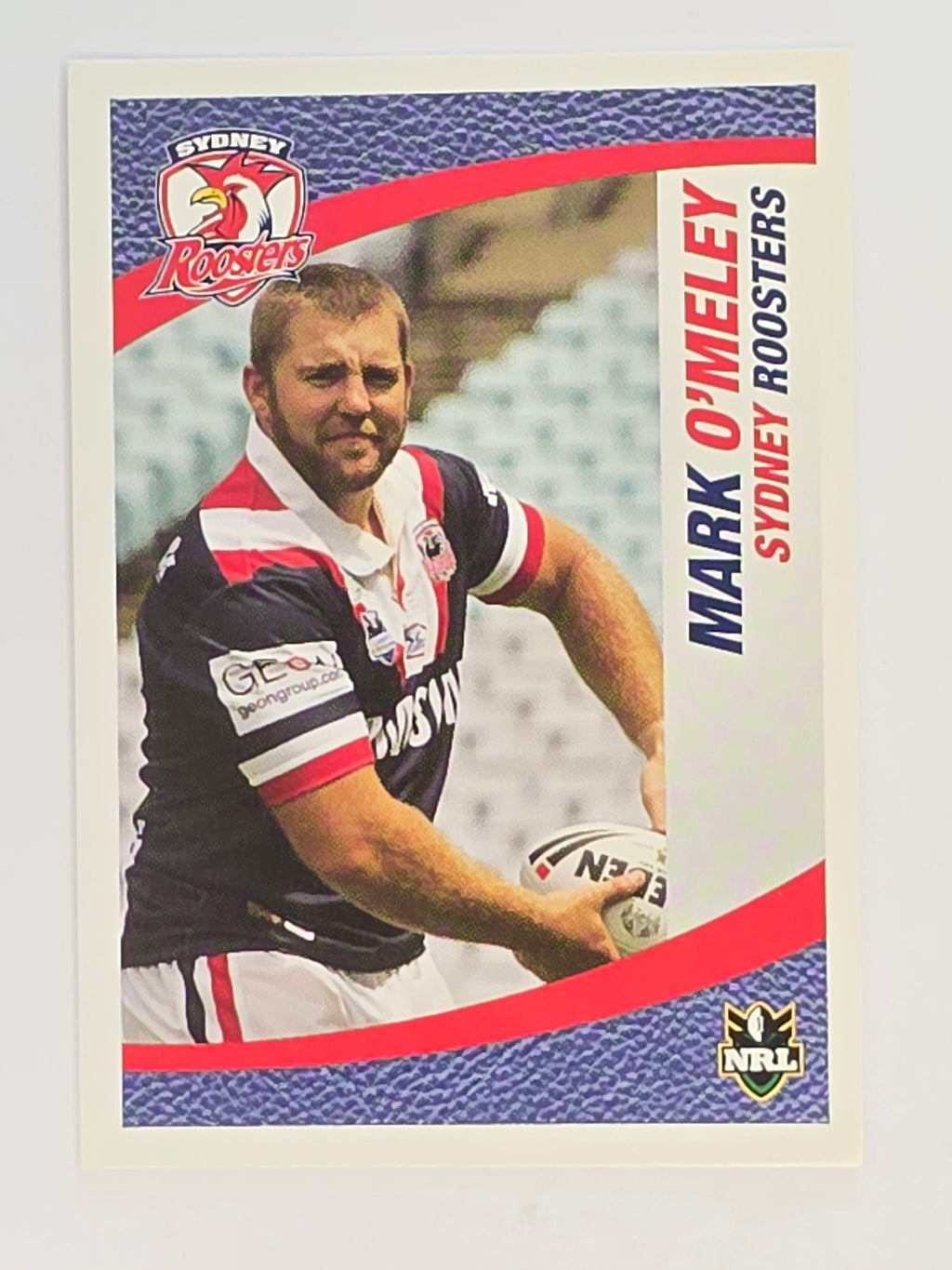 NRL 2008 Daily Telegraph | #150 | Mark O'Meley | Sydney Roosters