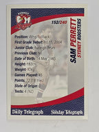 NRL 2008 Daily Telegraph | #152 | Sam Perrett | Sydney Roosters