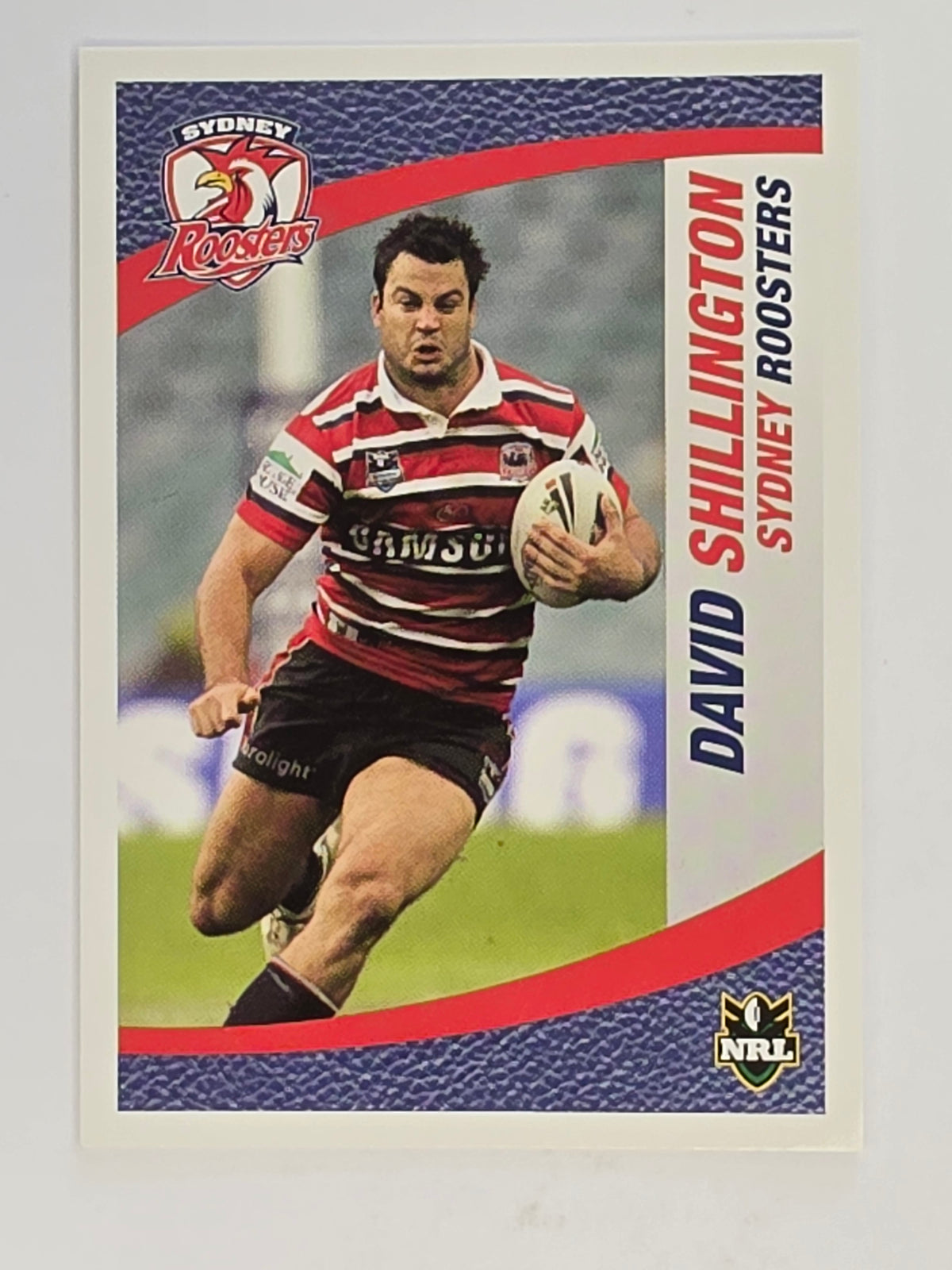 NRL 2008 Daily Telegraph | #154 | David Shillington | Sydney Roosters