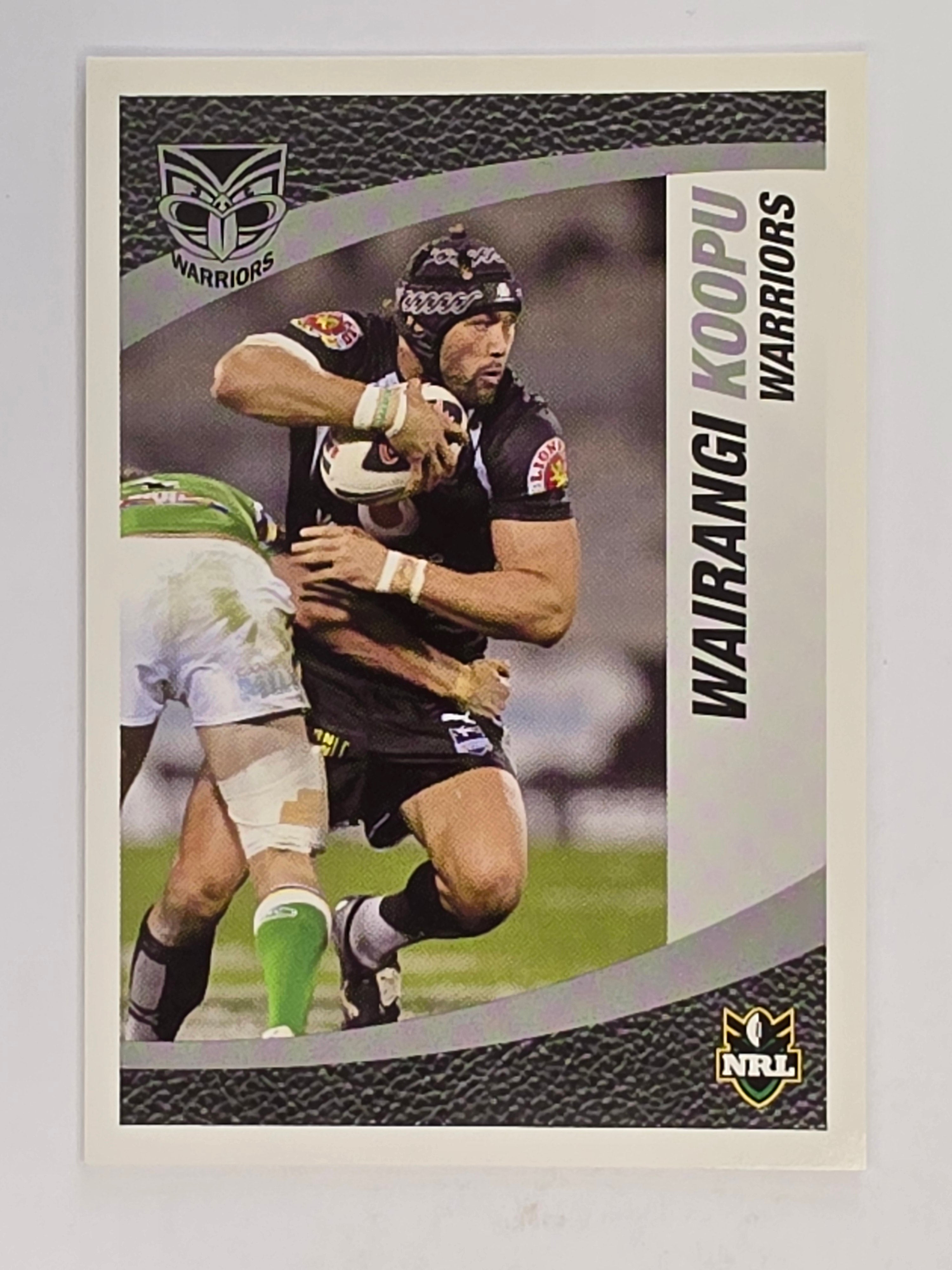 NRL 2008 Daily Telegraph | #159 | Wairangi Koopu | New Zealand Warriors
