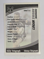 NRL 2008 Daily Telegraph | #164 | Logan Swann | New Zealand Warriors