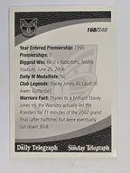 NRL 2008 Daily Telegraph | #168 | New Zealand Warriors Logo | New Zealand Warriors